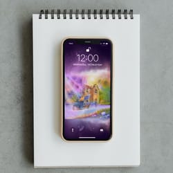 wallpaper, screensaver for phone "invite an angel into your home"