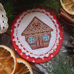 Gingerbread House by StitchOnGoodLuck Counted Cross Stitch/Chart Christmas Cross stitch PDF pattern
