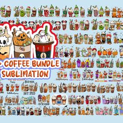 300bundle christmas coffee drink png, coffee png, christmas movie png, christmas drink design