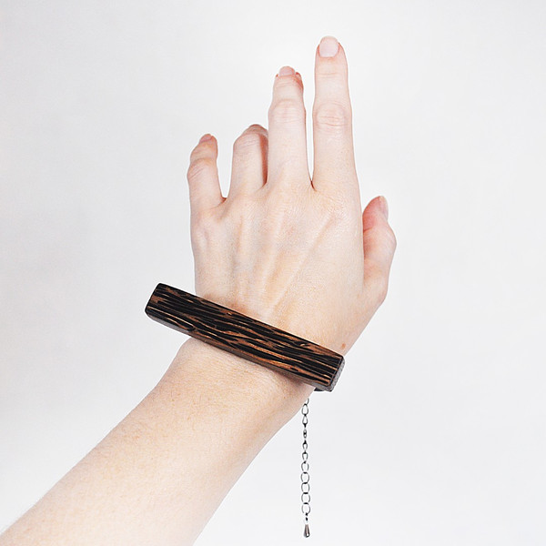 rectangular bracelet on hand 2