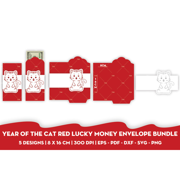 Year of the cat red lucky money envelope bundle cover 2.jpg