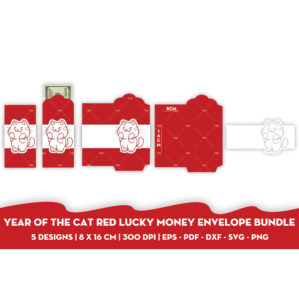 Year of the cat red lucky money envelope bundle cover 3.jpg