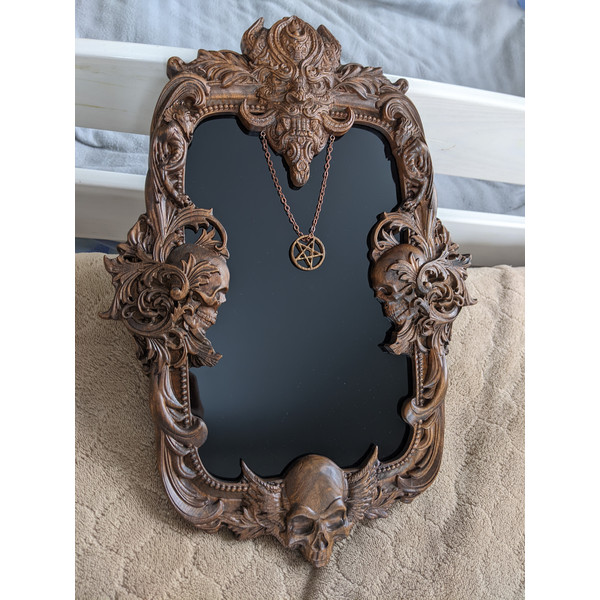 Wall-Decorative-Mirror-With-Black-Glass-In-Carving-Wooden-Frame-Wall-Mount-Mirror-Ornate-Mirror-Home-Unique-Decor (1).JPG