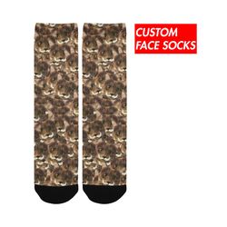 Custom Dog Cat Socks, Pet Face On Personalized Socks