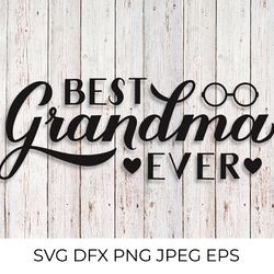 best grandma ever calligraphy hand lettering