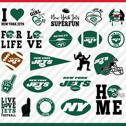 New York Jets Svg Cut Files, Jets Logo Svg, Jets Png Logo, Clipart Bundle, Nfl Logo