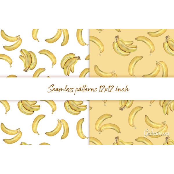 Bananas. Watercolor patterns B 01.jpg