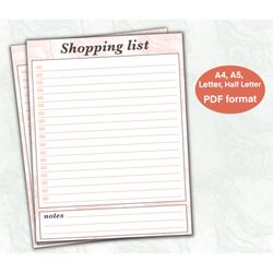 Shopping list, shopping lists, shopping list template, shopping list grocery, shopping list printable