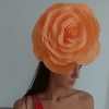 Derby hats wedding and evening hat, soft sculpture rose.jpeg
