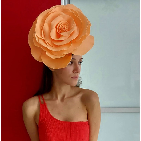 wedding  hat, soft sculpture rose.jpeg
