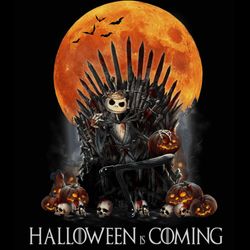 halloween is coming game of thrones style jack skellington png digital download