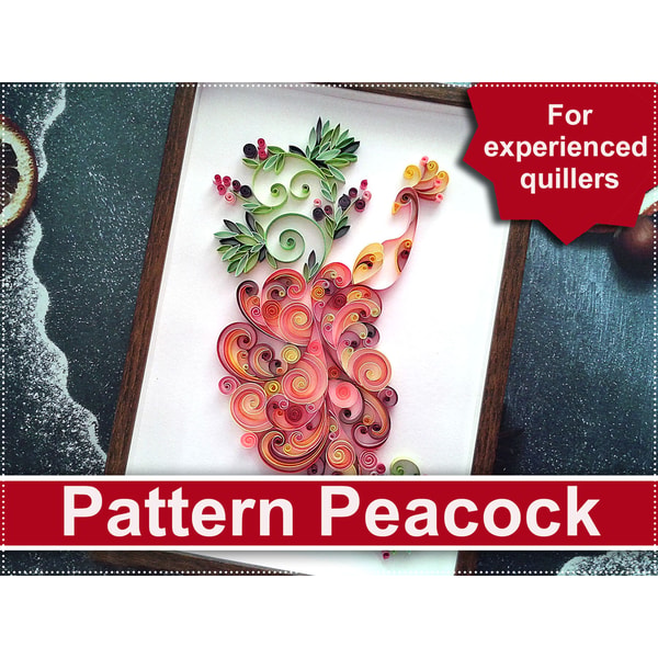 Quilling Pattern Script Quilling Pattern peacock, Quilling template peacock - Inspire Uplift