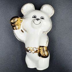 BEAR MISHA BOXER mascot Olympic Games in Moscow USSR 1980