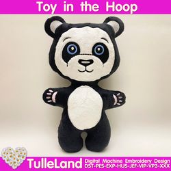 Panda Stuffed Toy In The Hoop ITH Pattern Stuffed plushie Toy Panda teddy bear Machine Embroidery design