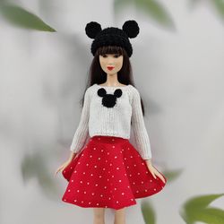 Barbie doll clothes Minnie Mouse