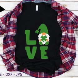 Lucky Gnome svg, Png, JPG St. Patrick Day Shirt Design Happy St Patrick Day Leopard Shamrock Leprechaun Charmer svg