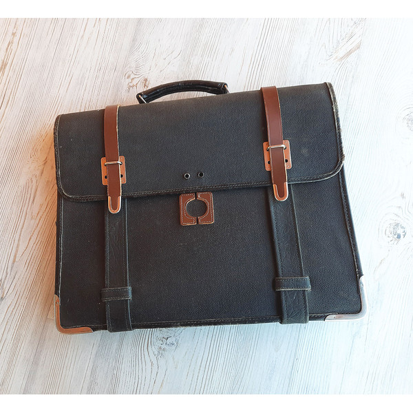 russian aviator briefcase vintage