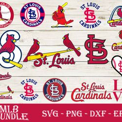 st. louis cardinals bundle svg, st. louis cardinals svg, mlb svg png dxf eps digital file