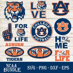 auburn tigers bundle svg, auburn tigers svg, ncaa svg png dxf eps digital file