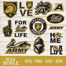 army black knights bundle svg, army black knights svg, ncaa svg png dxf eps digital file