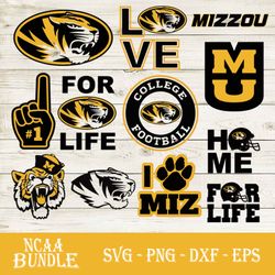 missouri tigers bundle svg, missouri tigers svg, ncaa svg png dxf eps digital file