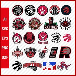Toronto Raptors Logo SVG - Raptors SVG Cut Files - Raptors PNG Logo - NBA Logo - Clipart & Cricut Files