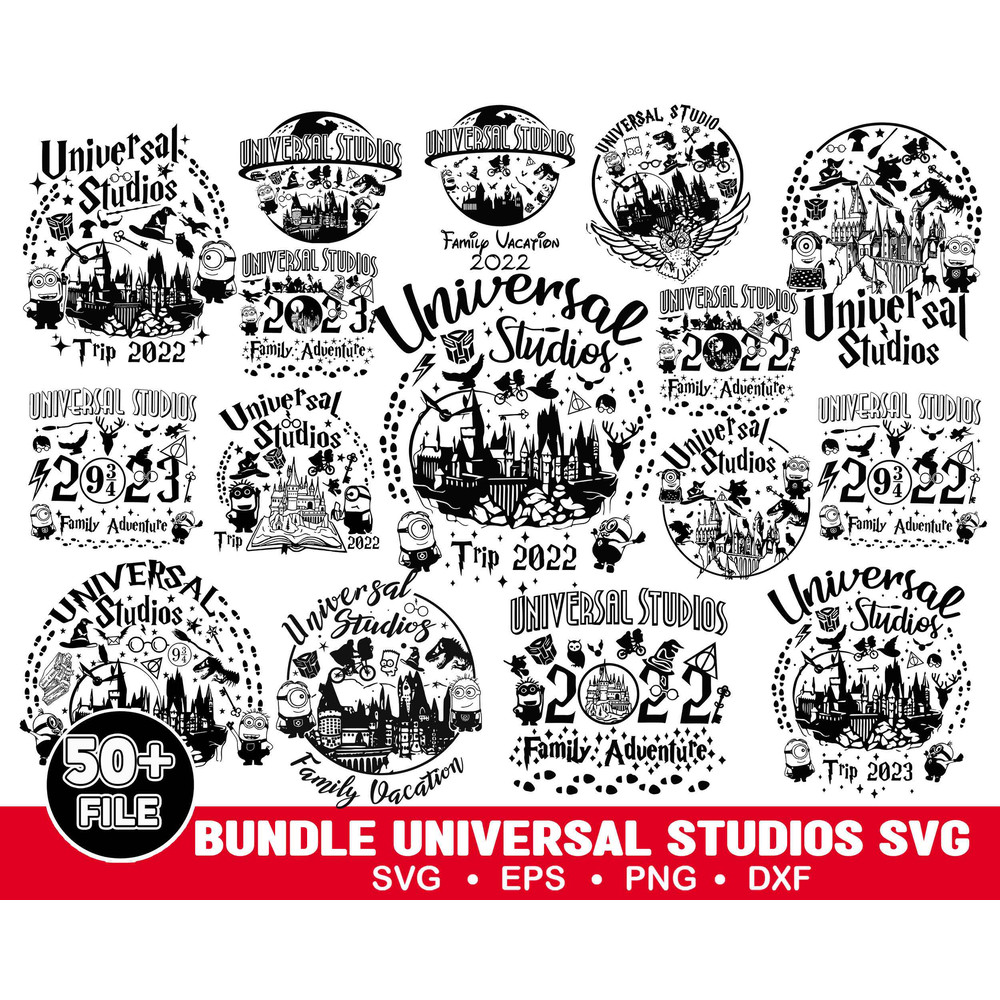 Universal Studios, Universal Studios Family Shirt SVG, Family Vacation Svg Universal Decal SVG.jpg