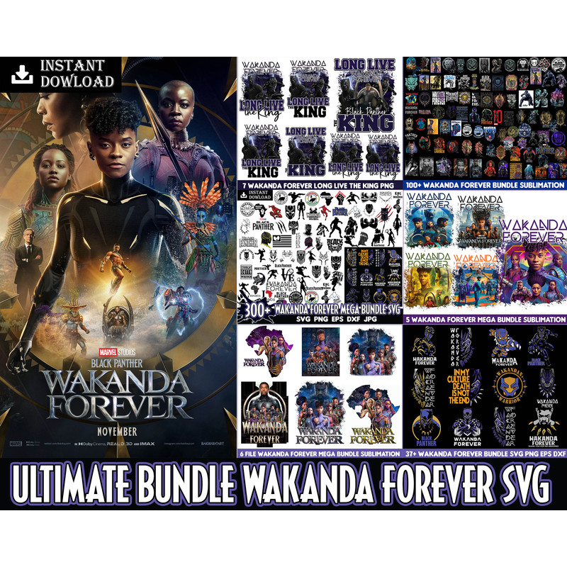 Ultimate Black Panther bundle svg, png dxf, Black Panther Vector Fil.jpg
