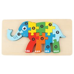Wooden Animal Puzzles for Toddlers Assorted -Pack of 1
