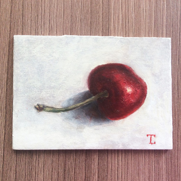 Aceo cherry oil painting.jpg