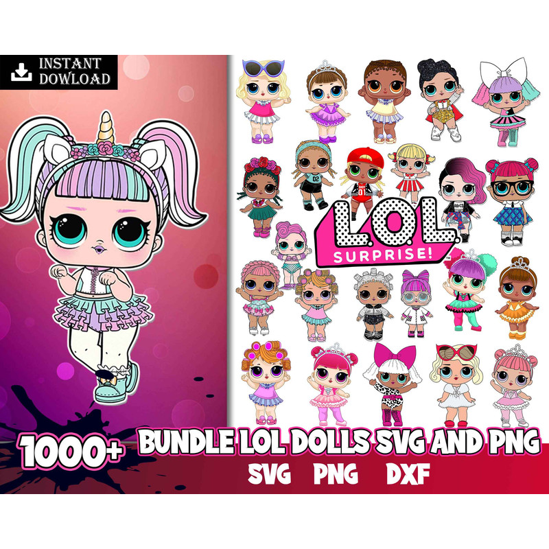 1000 MEGA Baby Svg PNG Bundle, Layered lol dollz Baby Svg, cute baby, lol bab.jpg