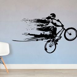 Bike Sticker An Extreme Sport Wall Sticker Vinyl Decal Mural Art Decor