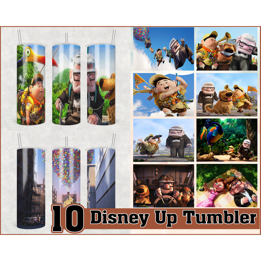 Disney Up Tumbler, Disney Up PNG, Tumbler design, Digital download.jpg