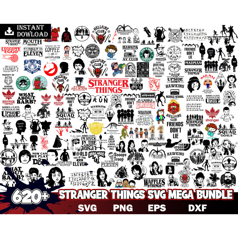 Stranger Things SVG Bundle, Hellfire Club Svg, Stranger Things PNG Bundle, Stranger Things Bundle, Stranger Things Cut Files.jpg