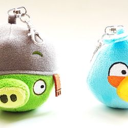 Angry Birds stuffed animals charms breloque Figure lot of 2 pcs