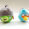 1 Angry Birds stuffed animals charms  breloque Figure lot of 2 pcs.jpg