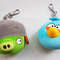 2 Angry Birds stuffed animals charms  breloque Figure lot of 2 pcs.jpg