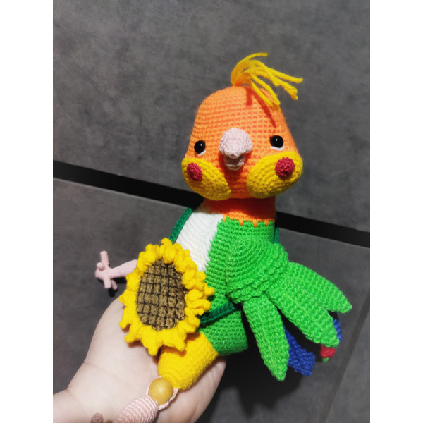 cute stuffed parrot