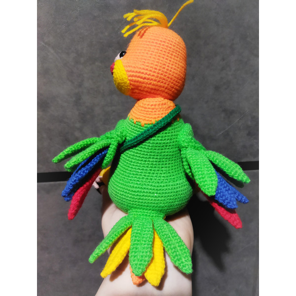 parrot bird crochet pattern