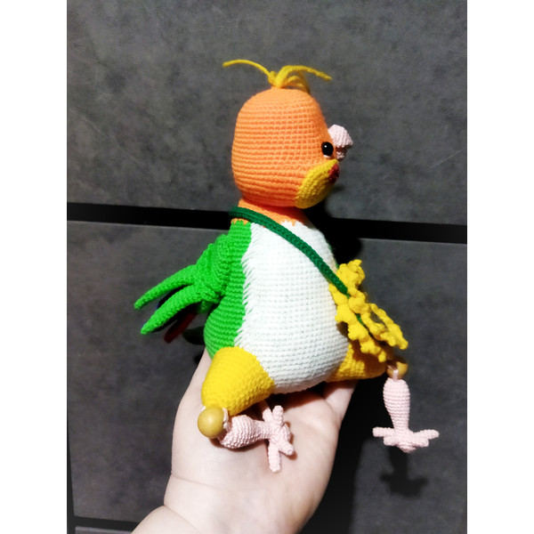 parrot Willy soft toy