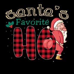 christmas santa's favorite ho xmas pajama funny naughty png