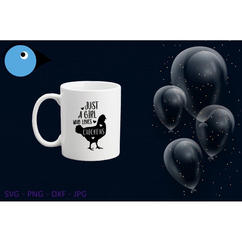 Just a girl who loves chickens dxf.png