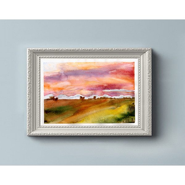 Pink Sunset Landscape Painting.jpg
