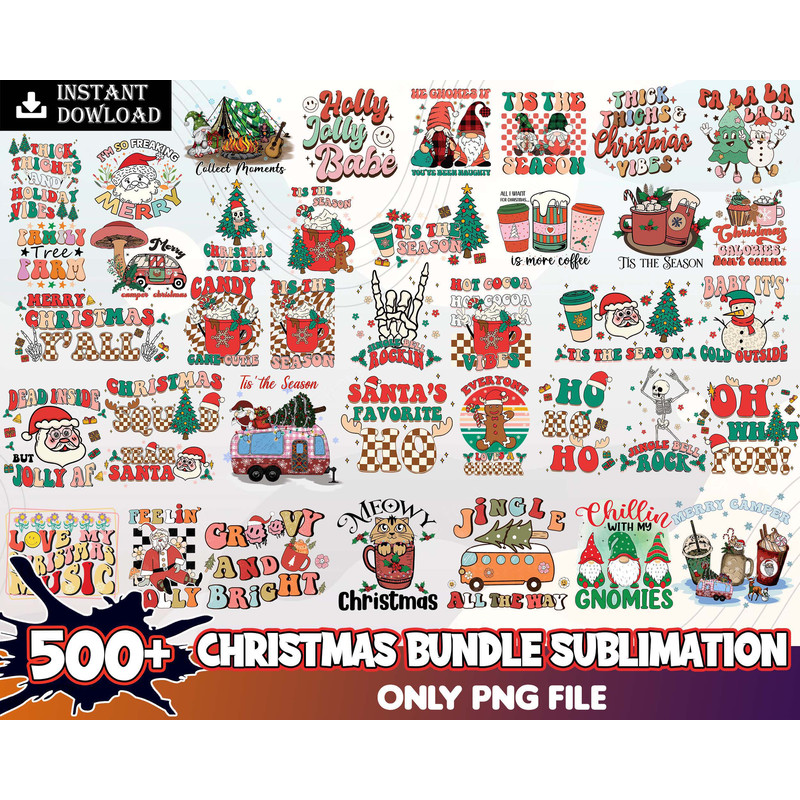christmas sublimation bundle 500+.jpg