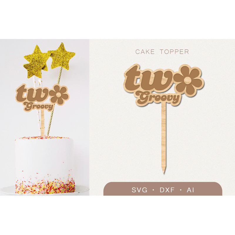 Two groovy cake topper svg laser file 01.jpg