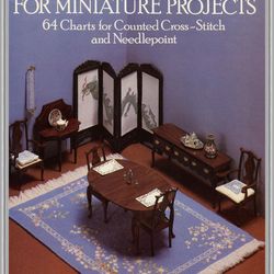 Digital - Vintage Needlework Designs for Miniature Projects - PDF