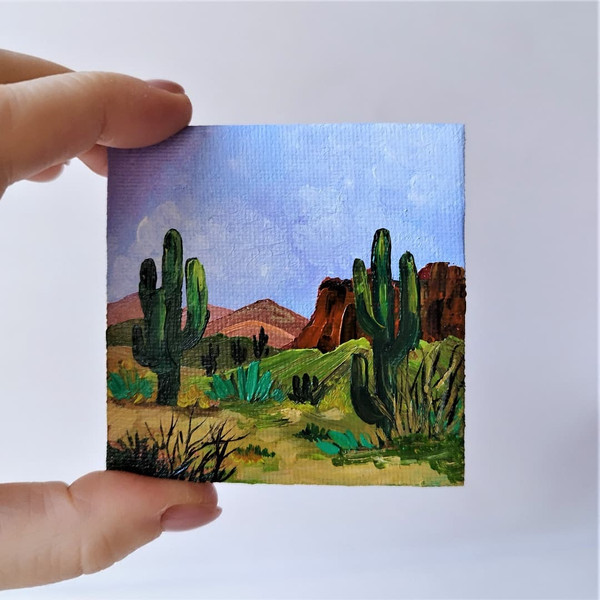 Fridge-magnet-with-hand-painted-cactus-landscape-1.jpg