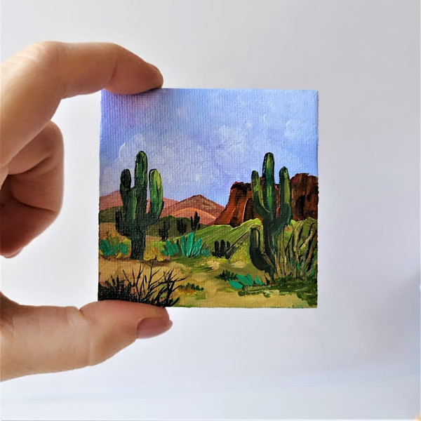 Fridge-magnet-with-hand-painted-cactus-landscape-4.jpg