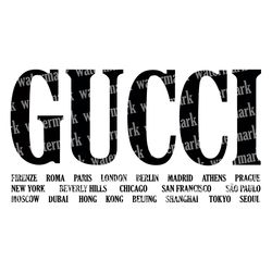 Gucci svg, Black Gucci Logo svg, Gucci city svg, Gucci Logo cut file for cricut Transparent Black Gucci Logo Download