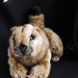 realistic toy groundhog Marmota